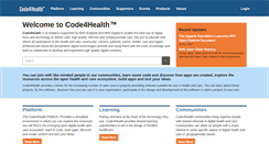 Desktop Screenshot of code4health.org